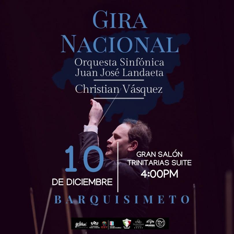 Gira Nacional junto a la Orquesta Sinfónica Juan José Landaeta